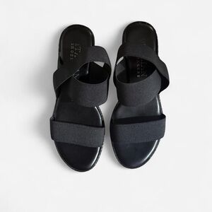 Italian Shoemakers Black Slide Sandals